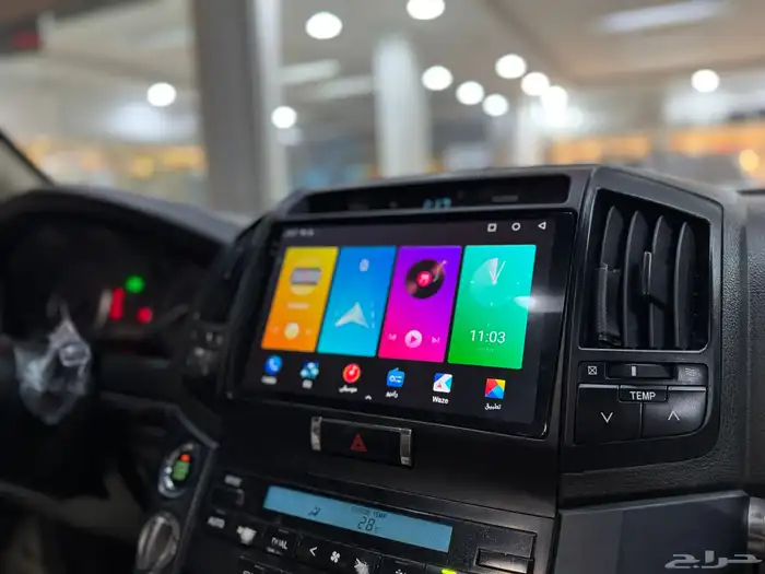شاشة جيب لاندكروزر 2008-2015 أندرويد كاربلاي 13