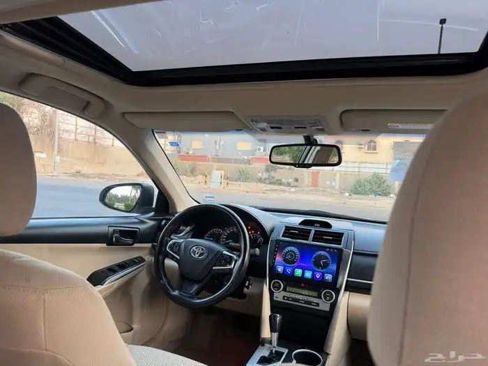 تويوتا كامري 2017 فل كامل GLX ابيض لولي 34