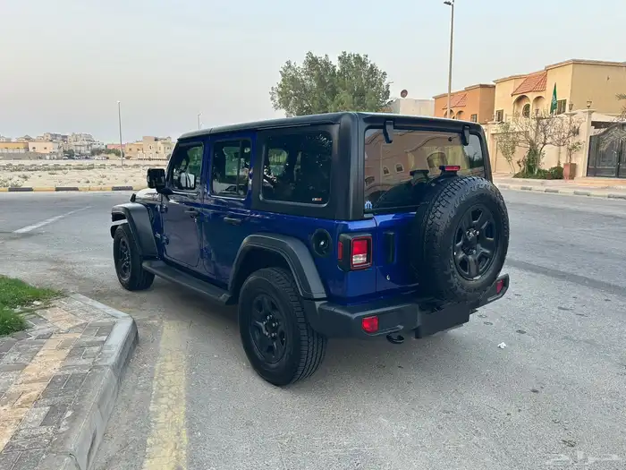 رانجلر ازرق فئة سبورت 3.6L موديل 2020 ابواب 4 2