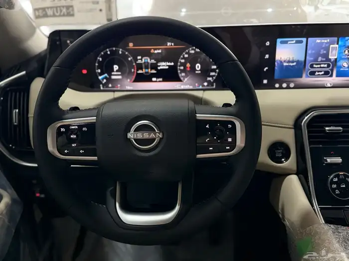 نيسان باترول LE T2 تون تيربو خليجي ابيض بيج 2026 نظام 50-50 8