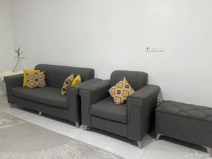 كنب مجلس كامل مع الفرشه 3