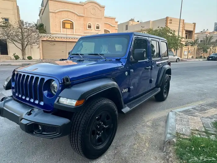 رانجلر ازرق فئة سبورت 3.6L موديل 2020 ابواب 4 3