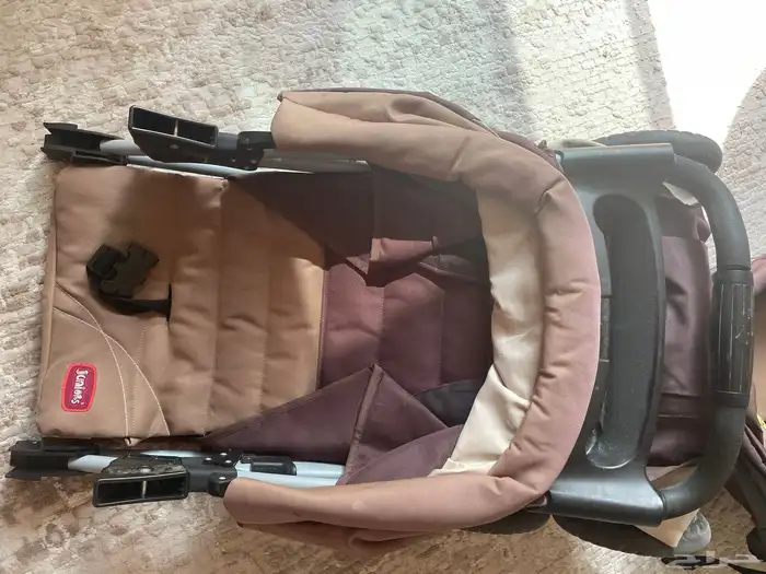 عرباية أطفال مع كرسي سياره 1