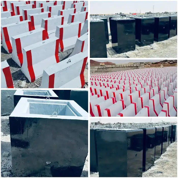حواجز خرسانية مناهيل 0