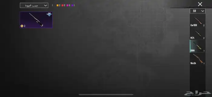 حساب ببجي 45