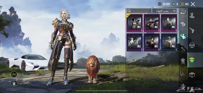 حساب ببجي كفووو اسلحة مثك سيارات مثك بدلات وادي الدواسر 77