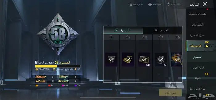 حساب ببجي اسلوب خرافي 81مثك لوبي مثك 21 سلاح 8 كل مسج 0