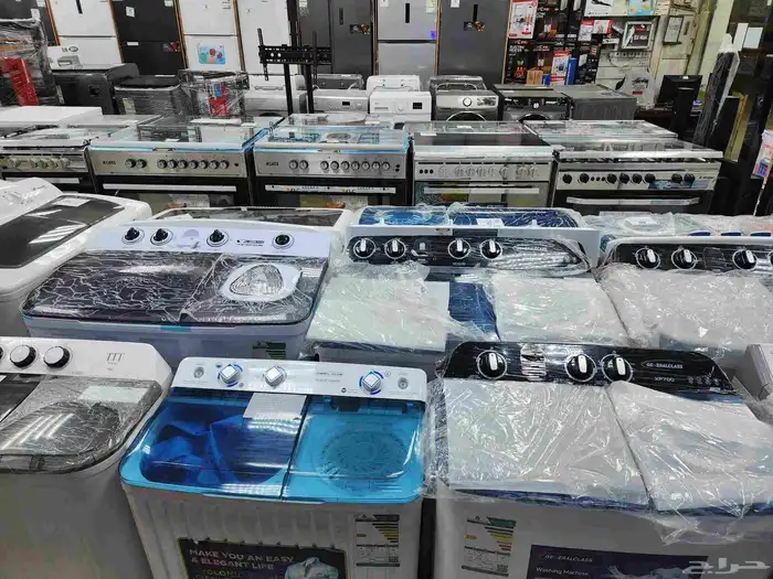 غسالات حوضين غسالة ملابس مع التوصيل مجاني فوري غسالات تماتيك 12