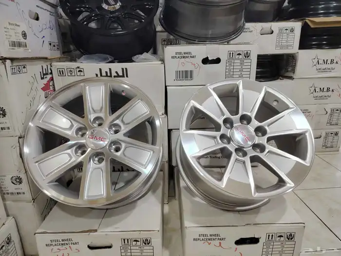 جنوط جمس كويتي مقاس 17 مع كفرات حجري 0