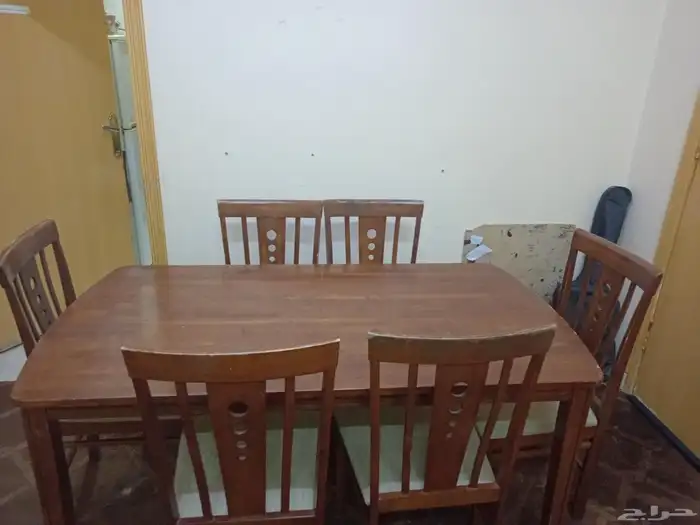 بيع اثاث منزل كامل مجلس نظيف بيج مع ستارة طاوله طعام ماليزي 5