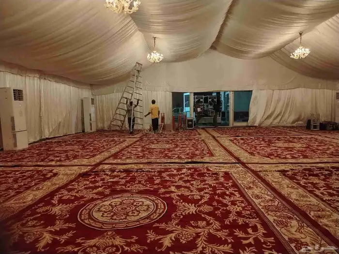 خيام اروبيه شاشات مكيفات فريو كنب كراسي طاولات جلسات خارجية 2