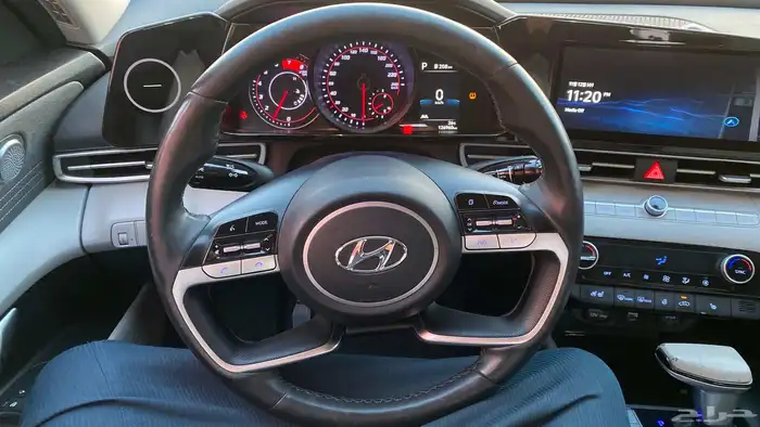 هونداي النترا 2021 بنزين 1.6 بصمه شاشه تحديد مسار تشغيل عن ب 9