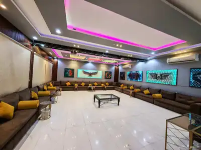 شاليه كنوز الرمال للإيجار اليومي شباب وعوايل مسبحين وألعاب و 0