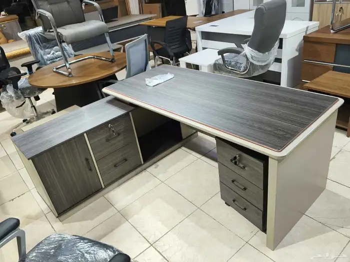 مكتب مدير طقم كامل مع دولاب مكتب اداري مكاتب مودرن 13