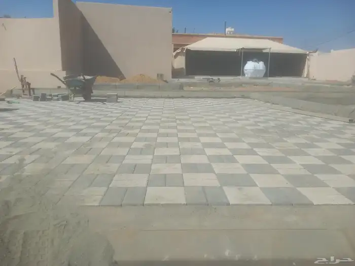 معلم بلدوره وانترلوك وبلاط ارصفه 2