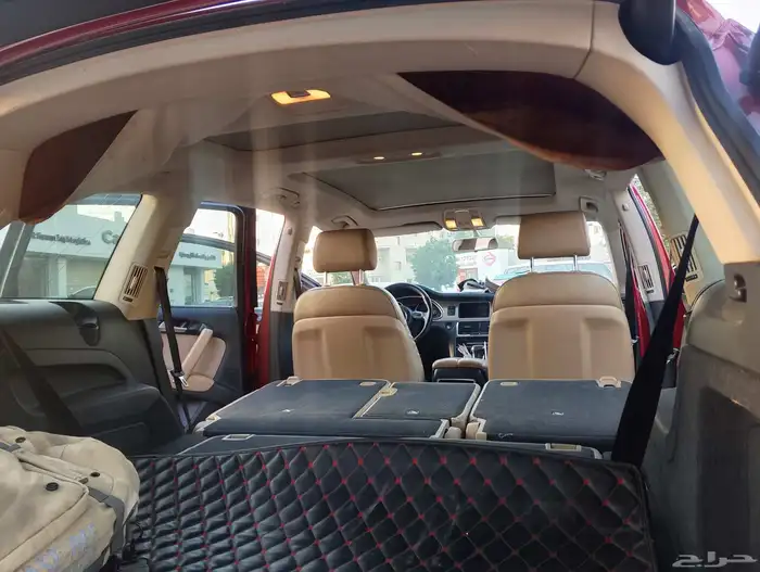 تغيير الداخلية لسيارة أودي سقف شموا أسود مع خياط طارة لونين 2