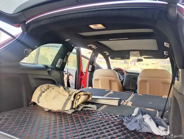 تغيير الداخلية لسيارة أودي سقف شموا أسود مع خياط طارة لونين 15