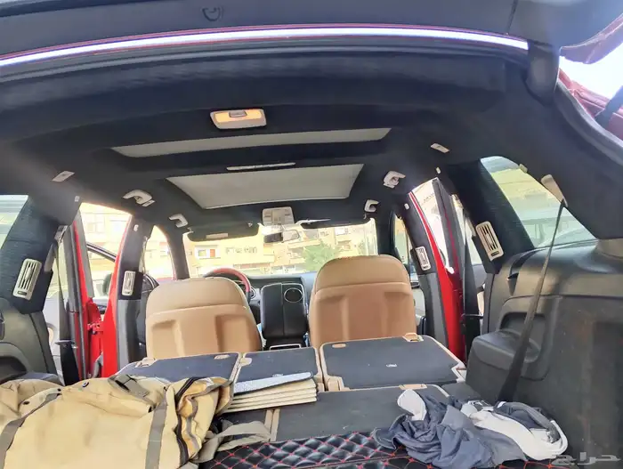 تغيير الداخلية لسيارة أودي سقف شموا أسود مع خياط طارة لونين 16