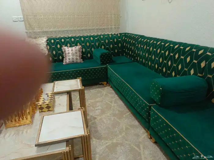 كنب ازرق وكنب اخضر 9