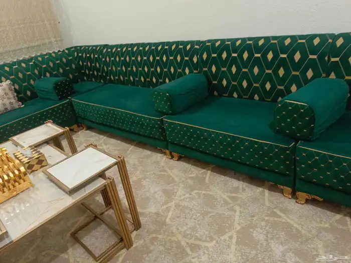 كنب ازرق وكنب اخضر 8