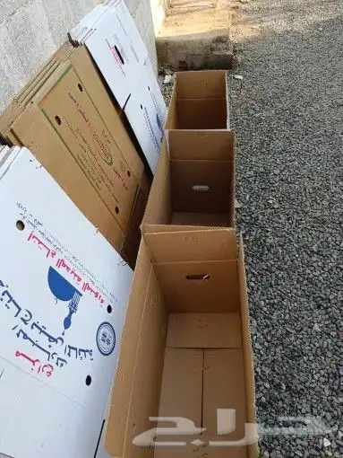 للبيع كراتين بيض للنقل العفش نظيف وقويه 4