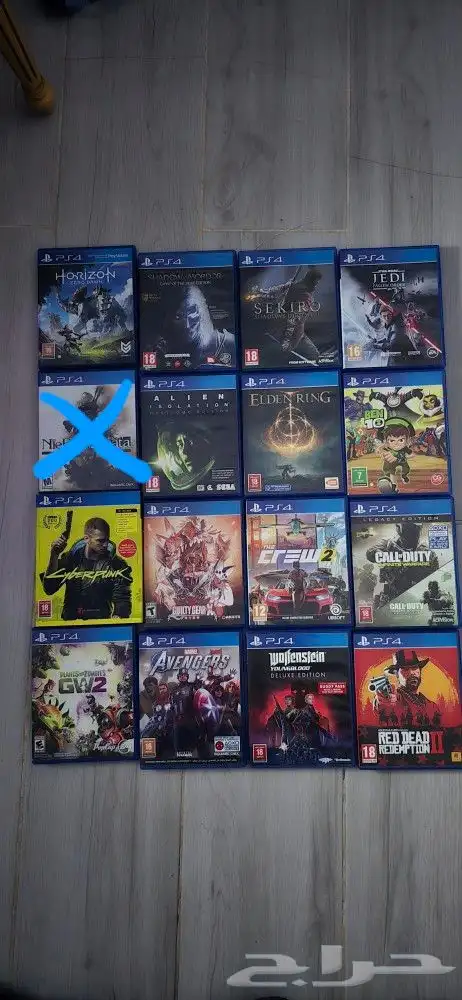 أشرطة بلاستيشن 4 للبيع 0