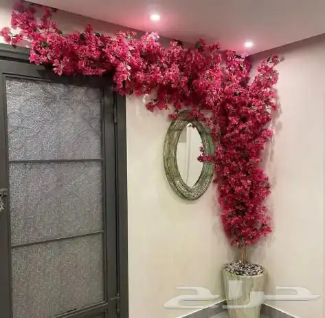 ورد ديكورات شجرة صناعي 9