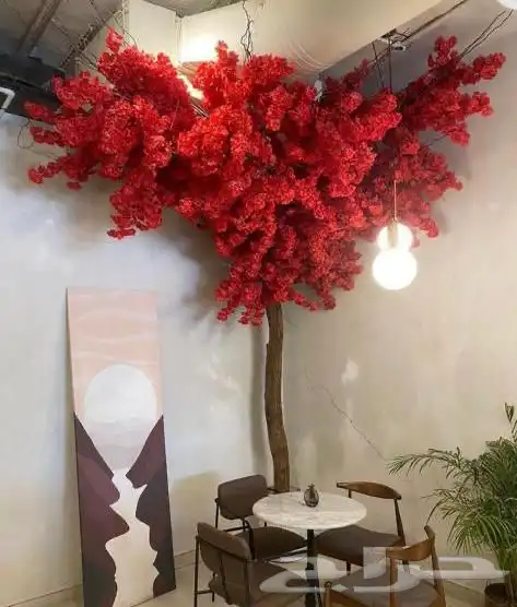 ورد ديكورات شجرة صناعي 7