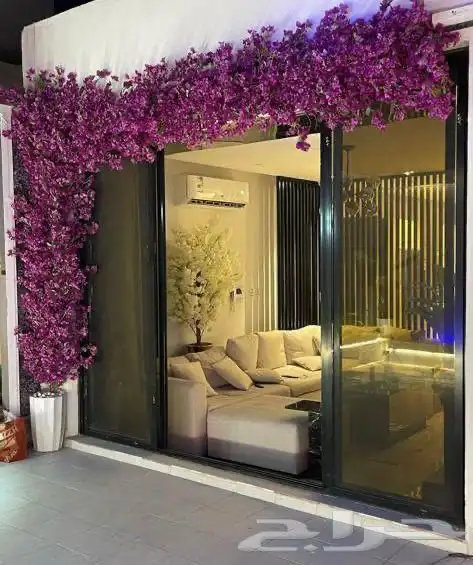 ورد ديكورات شجرة صناعي 13