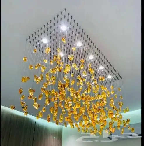 ثريات نجف كرستال تفصيل حجر حسب طلب يوجد لدينا توصيل وتركيب 8