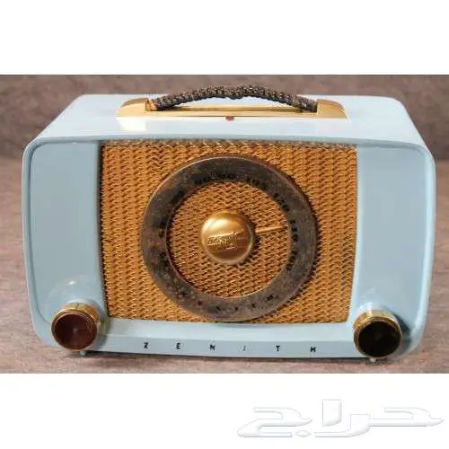 بجدة راديو زينيث أمريكي تراثي قديم أنتيك تاريخ صناعته 1950م 0
