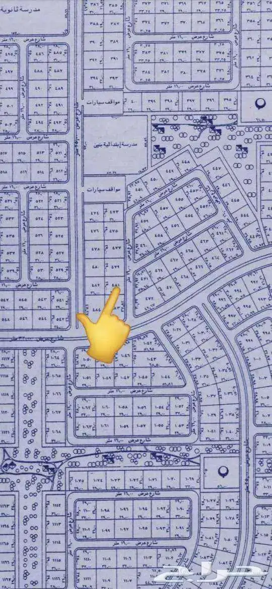 للبيع نص قطعه في جوهرة العروس مخطط 2ح حي الدرة مساحة 449 متر 0