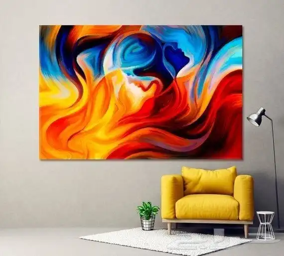 لوحات فنية ديكور راقي لغرف المعيشة والمكاتب 1