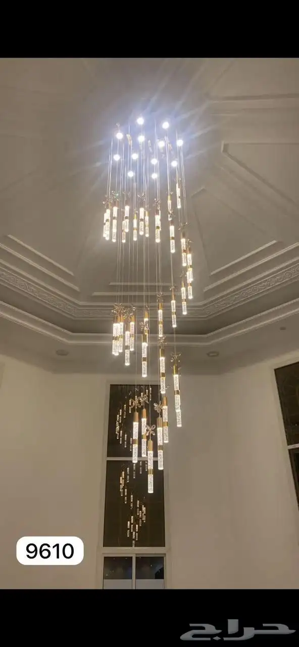 ثريات نجف كرستال تفصيل حجر حسب طلب يوجد لدينا توصيل وتركيب 5