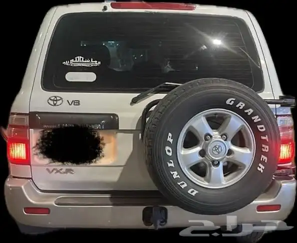 للبيع خلفية اسبير علاق لاندكروزر وغطاء اسبير نظيف 7