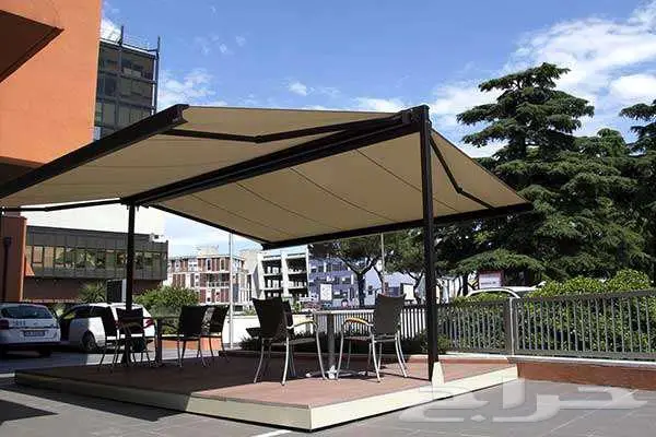 مظلات ديكورية للمطاعم ثابتة او متحركة 16