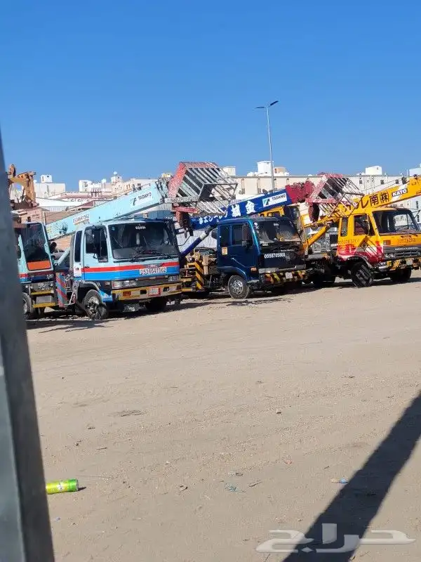 كرين الا يجار اليومي والساعه والشهري. الطايف ونوحيه 14