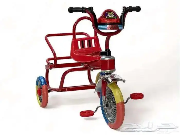 دراجة أطفال مقعد ومقعدين حديد ذات 3 كفرات (سيكل 3 كفرات) 15