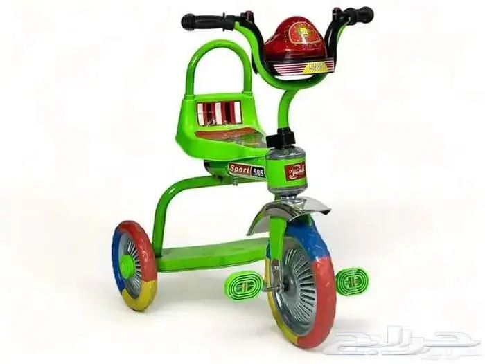 دراجة أطفال مقعد ومقعدين حديد ذات 3 كفرات (سيكل 3 كفرات) 8