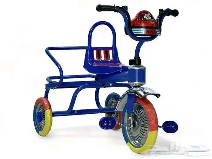 دراجة أطفال مقعد ومقعدين حديد ذات 3 كفرات (سيكل 3 كفرات) 23