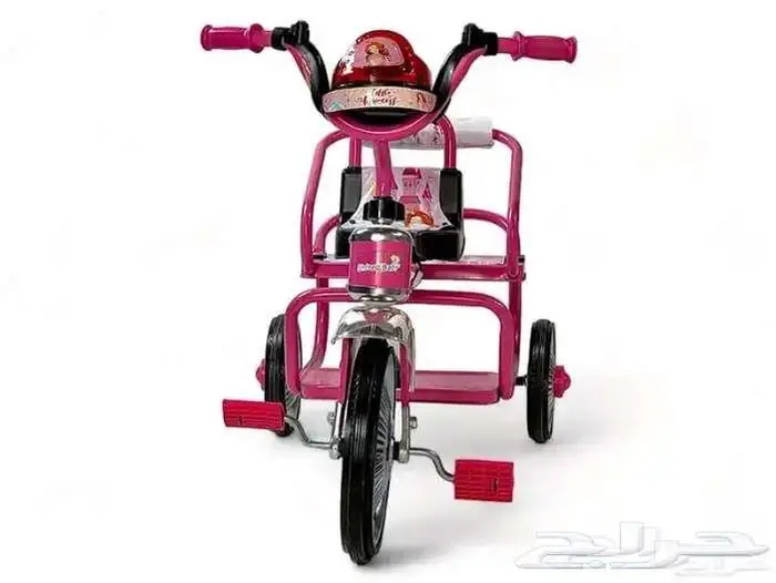 دراجة أطفال مقعد ومقعدين حديد ذات 3 كفرات (سيكل 3 كفرات) 22