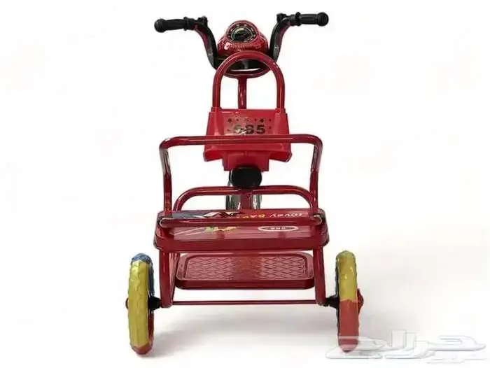 دراجة أطفال مقعد ومقعدين حديد ذات 3 كفرات (سيكل 3 كفرات) 17