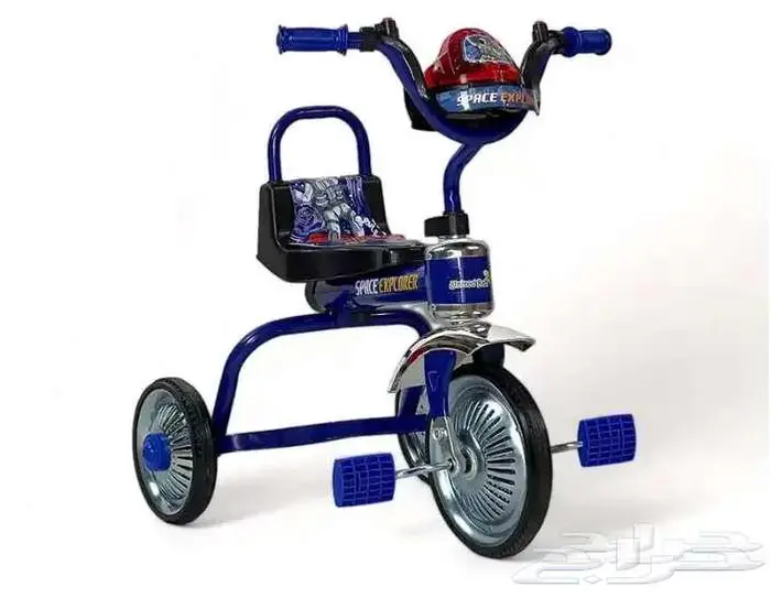 دراجة أطفال مقعد ومقعدين حديد ذات 3 كفرات (سيكل 3 كفرات) 0