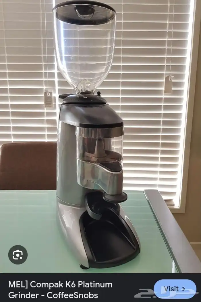 مطحنة قهوه ايطالية بحاله ممتازه جدا 0