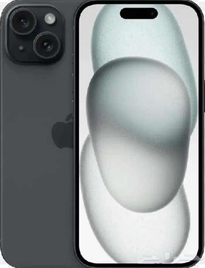 ايفون 15 اسود 128 قيقا جديد بكرتونه التواصل خاص 0