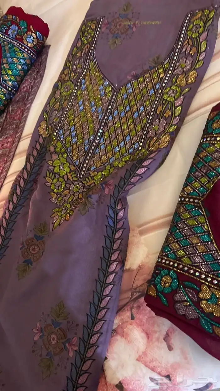 جلابيات فخمة مخمل شتويه 14