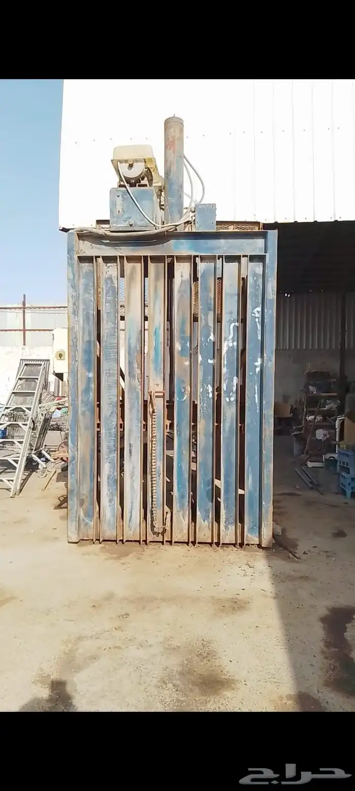 مكبس كرتون و بلاستيك واللمنيوم 1