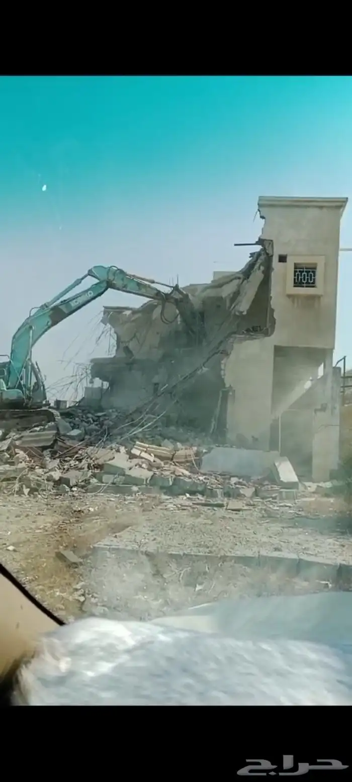 بوكلين للايجارحفر الاراضي وهدم العماير والبيوت الشعبي وتخريم 18