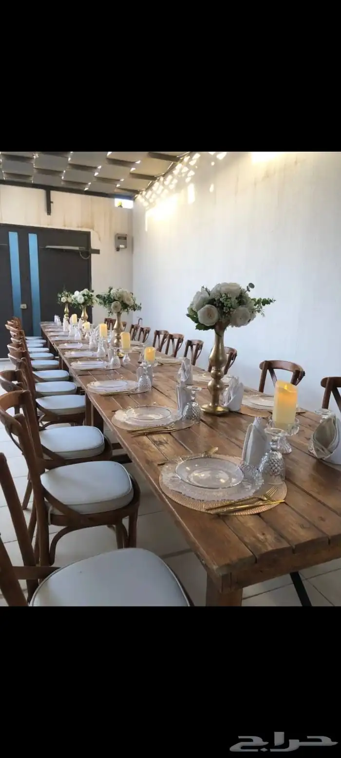 تاجير جلست شعبيه طاولات طاعمه طاولات البوفيه 6