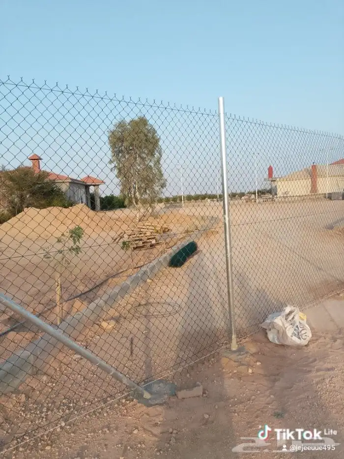 شبك 2 ملي ارتفاع مترين مواسير معكوفه ثلاث خط شايك 6